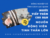 Đồng nghiệp có tính cách lạc quan - Người tiếp thêm cho bạn nguồn động viên tinh thần lớn