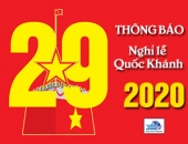 365 thông báo nghỉ lễ Quốc Khánh 2020