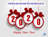 Văn phòng phẩm 365 thông báo nghỉ Tết dương lịch 2020